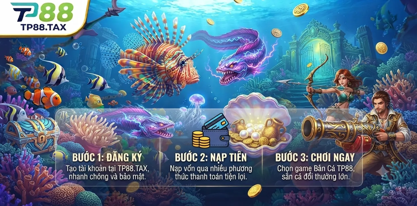 Bắn Cá TP88 – Trò Chơi, Cách Tham Gia Và Quản Lý Ngân Sách 1 Cách tham gia bắn cá TP88