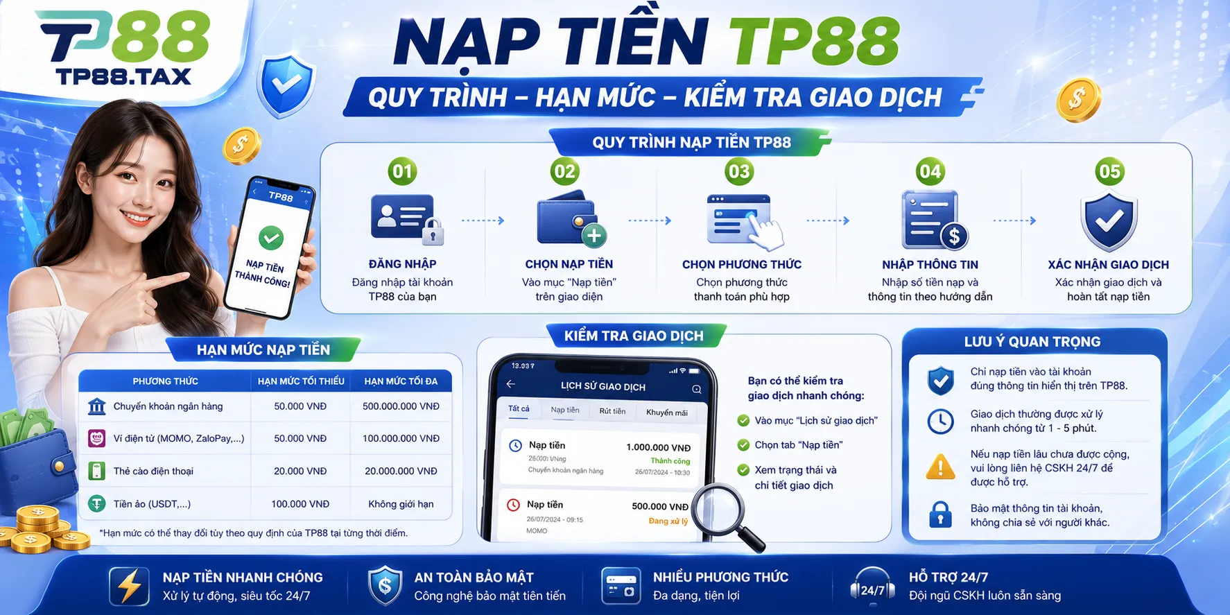 Nạp Tiền TP88